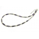 Purple Fluorite and Pearl Beaded Necklace
